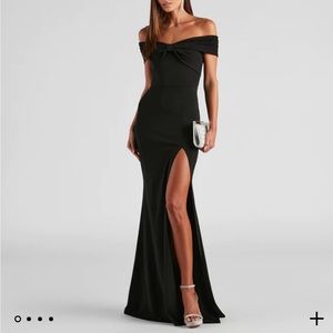 Emma Formal Bow Long Dress